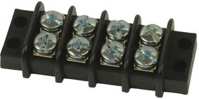 1546307-4, TERMINAL BLOCK, BARRIER, 4POS, 12AWG