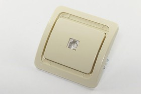 Разъем телефонный 6P4C розетка, контакты 4C, 54117-B