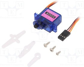 OKY8003-2, Двигатель: сервомеханизм, 4,8-6ВDC, micro, аналоговый, 9г, нейлон