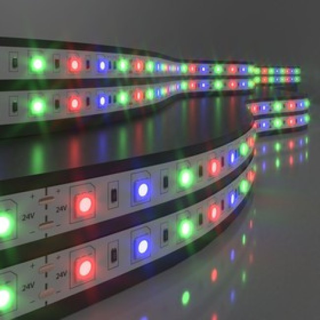5050 24V 60Led 14,4W IP20 RGB / Лента светодиодная 60Led 14,4W IP20 мульти