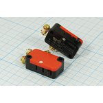 Микропереключатель, размер 28x10 x16, 15А, переключение ON-(ON), размер концевика H18, V15-1B5A