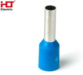 Наконечник-гильза Е2508 Ншви 2.5мм² с изолированным фланцем штырьевой втулочный синий (уп./100 шт) 084-04-25/084-04-025 HLT