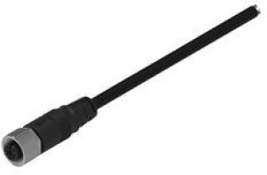 643621120305, Cable Assembly, Polyamide 6.6, M12 Socket - Bare End, 5 Conductors, 2m, IP67, Straight, Black 643621120305, Cable Assembly, Polyamide 6.6, M12 Socket - Bare End, 5 Conductors, 2m, IP67, Straight, Black