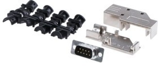 MHDCMR9-DM9P-K, MHDCMR 9 Way Right Angle D-sub Connector