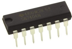 SN7404N, SN7404N -TEXAS INSTRUMENTS - Инвертор, TTL04, 16мА, 4.75В до 5.25В, DIP-14