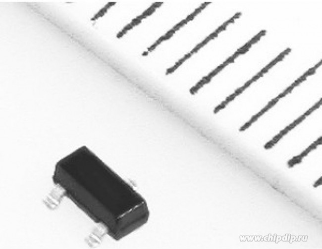 BC847BLT1G, Trans GP BJT NPN 45V 0.1A 300mW 3-Pin SOT-23 T/R