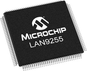 LAN9255-I/ZMX020, LAN9255-I/ZMX020 ARM 32-bit Cortex-M4 Microcontroller, ARM, 20MHz, 1.024 MB SRAM, 128-Pin TQFP