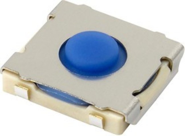 B3SE-1002P, Тактильная кнопка, B3SE, Top Actuated, SMD (Поверхностный Монтаж), Round Button, 200 гс