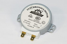 Двигатель 220В~, 4Вт, скорость(об/мин) 4, TYJ50-8A7, для СВЧ печи