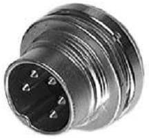 T3262-550, Circular DIN Connectors MALE RECEPTACLE 3 WAY