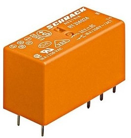 RT314024, (9-1393239-8), Реле электромагнитное 1-Form-C,SPDT,1CO 24VDC/16A