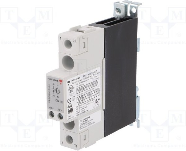 RGC1A60D25KKE, Реле: полупроводниковое, Uупр: 4-32ВDC, 25А, 42-600ВAC, -40-80°C RGC1A60D25KKE, Реле: полупроводниковое, Uупр: 4-32ВDC, 25А, 42-600ВAC, -40-80°C