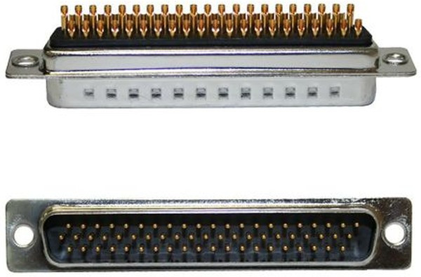 180-M15-103L001, 180 15 Way Panel Mount D-sub Connector Plug, 2.286mm Pitch