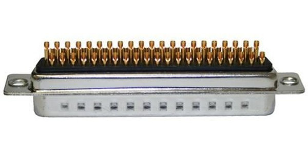 180-M15-103L001, 180 15 Way Panel Mount D-sub Connector Plug, 2.286mm Pitch