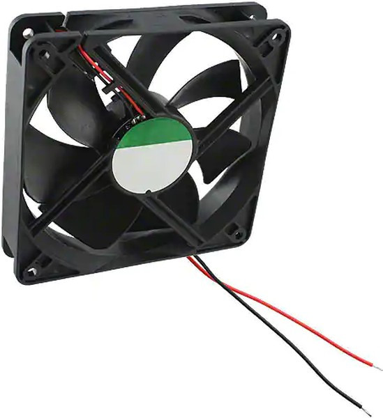 EEC0252B1-000U-A99, Вентилятор осевой, 24В DC, 120x120x25мм, подшипник качения, 183,8куб.м/ч, 44,5дБА