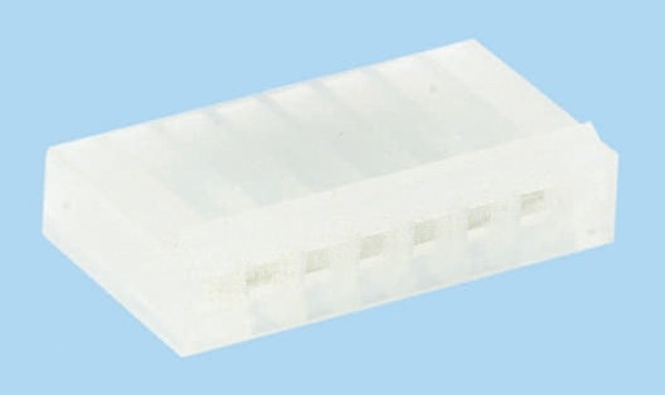 2603-3081, Conn Housing F 8 POS 3.96mm Crimp ST Cable Mount Natural KK® Bag