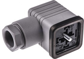 931952106 GDM 3011 grey, GDM 3P+E DIN 43650 A, Female Solenoid Valve Connector, 250 V ac/dc Voltage 931952106 GDM 3011 grey, GDM 3P+E DIN 43650 A, Female Solenoid Valve Connector, 250 V ac/dc Voltage