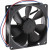 3412NLE, 3400 N Series Axial Fan, 12 V dc, DC Operation, 61m³/h, 800mW, 92 x 92 x 25mm