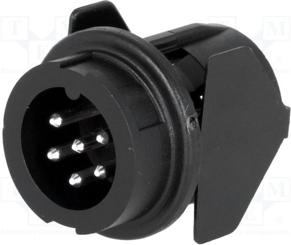 C091-3426-500, Гнездо: DIN: "папа": PIN: 6: на панель,на защелки: пайка: 300В: 5А C091-3426-500, Гнездо: DIN: "папа": PIN: 6: на панель,на защелки: пайка: 300В: 5А