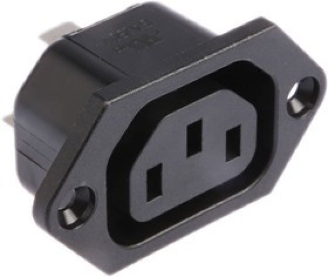 6600.3300, AC Power Entry Modules SCREW-ON .250 QC