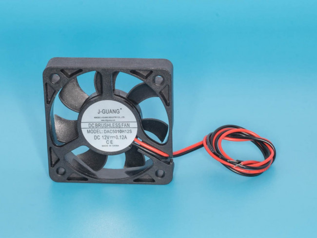 CF7-4, Вентилятор 50х50х10, 12В, 0.12А, подшипник скольжения DAC5010H12S