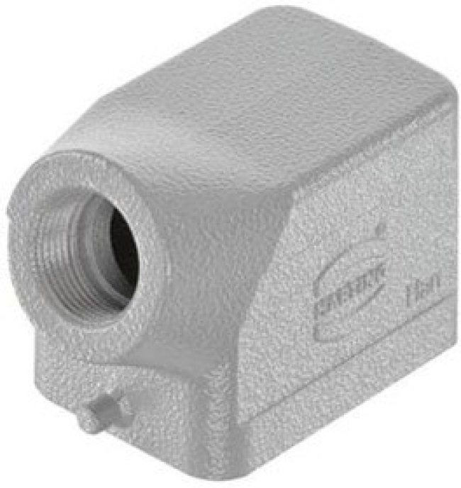 09300061541, Heavy Duty Power Connectors HAN 6B PG16 SIDE ENT METAL HOOD