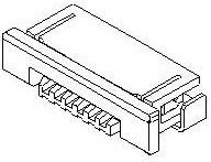 52271-0769, FFC &amp; FPC Connectors 1MM RA 7P SMT CONN ZIF AU BTM CON STYLE