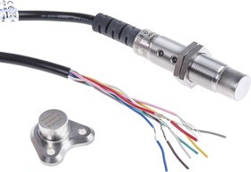 440N-Z21S17B, 440N Series RFID Non-Contact Safety Switch, 24V dc, Stainless Steel Housing, 2NC, 10m Cable