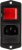 BVA01/Z0000/11, Разъем: питания AC, гнездо, "папа", 10А, 250ВAC, IEC 60320, UL94V-0 BVA01/Z0000/11, Разъем: питания AC, гнездо, "папа", 10А, 250ВAC, IEC 60320, UL94V-0