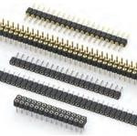 801-43-003-10-001000, Conn Socket Strip SKT 3 POS 2.54mm Solder ST Top Entry Thru-Hole