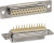 172-E25-213R001, Разъем D Sub, DB25, Standard, Гнездо, Серия NORCOMP - 172, 25 контакт(-ов), DB, Пайка