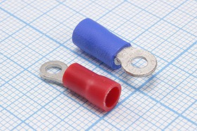 Клемма"O" d 3,2, обжимная, красная; №767 RC клемма"O" d 3,2\0,7\S0,5~1,5\Cu луж\\кр\VR1-3