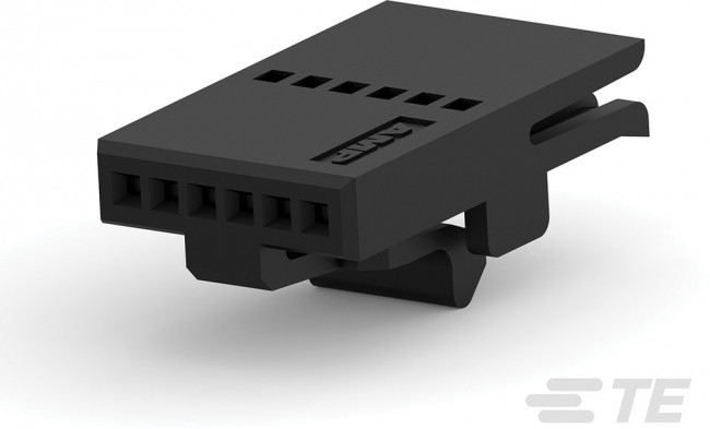 487545-3, FFC &amp; FPC Connectors 06 HSG RCPT 050CL SR