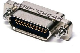 MWDM2L-21SSM, D-Sub Micro-D Connectors MICR D SLDRCUP CON 21CNT SZ #26 SKT