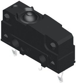 MP000809, Микропереключатель, Контактный Плунжер, SPDT, Сквозное Отверстие, 2 А, 30 В