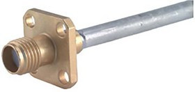25_SMA-50-3-15/111_NE, RF Connectors / Coaxial Connectors SMA straight flange cable jack(f)