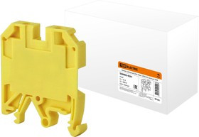 SQ0803-0501, Зажим наборный ЗНИ-4мм2 (JXB35А) желтый