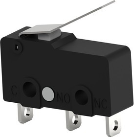 SAJ25YXUL1147SDTSEQ, Микропереключатель, Субминиатюрный, Upward Bent Hinge Lever, SPDT, Solder Lug, 5 А SAJ25YXUL1147SDTSEQ, Микропереключатель, Субминиатюрный, Upward Bent Hinge Lever, SPDT, Solder Lug, 5 А