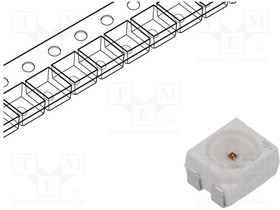 LR E6SF-ABCA-1-1, LED; SMD; PLCC4; red; 4.8?9.53lm; 1400?3550mcd; 3x3.4x2.1mm; 120°