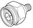 73386-0182, RF Adapters - Between Series SMA JACK TO N PLUG 73386-0182, RF Adapters - Between Series SMA JACK TO N PLUG