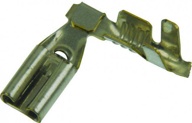 62336-1, Клеммы быстрого отключения, Серия FASTON 110, Гнездо Быстрого Соединения, 2,8x0.81мм, угловое, обжим 62336-1, Клеммы быстрого отключения, Серия FASTON 110, Гнездо Быстрого Соединения, 2,8x0.81мм, угловое, обжим