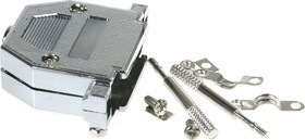 DNT-25C (DS1046-25 C1L), Корпус к 25pin D-SUB, с удлиненными винтами, металлизированный