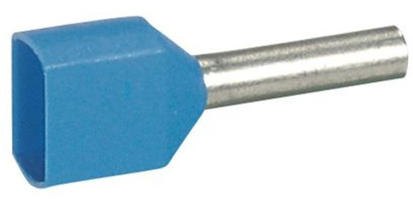 Наконечник кабельный изолир. двойн. Starfix 2х0.75кв.мм син. Leg 037687