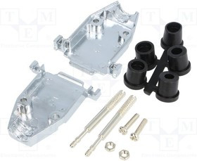 CCOV15-MEL-RG, Корпус: для разъемов D-Sub, D-Sub 15pin, D-Sub HD 26pin, прямой