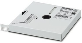 3201369, Кабельные наконечники, 0,5 мм^2, в ленте, длина гильзы 8 мм, с пластмассовыми втулками, луженые гальваническим методом, цвет белый,