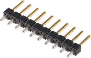 77311-101-10LF, BergStik Series Straight Through Hole Pin Header, 10-Contact, 2.54mm Pitch, 1-Row