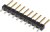 77311-101-10LF, BergStik Series Straight Through Hole Pin Header, 10-Contact, 2.54mm Pitch, 1-Row