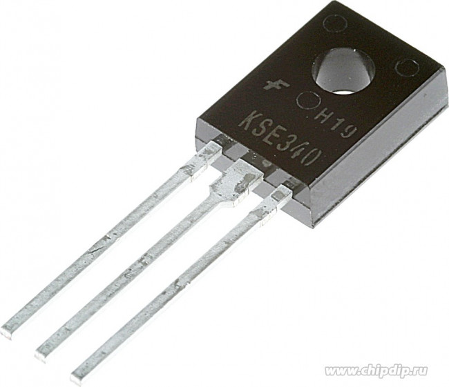 KSE340STU, транзистор NPN 300В 500мА TO-126