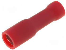 ST-011/R, Наконечник плоский, 2,8мм, 0,8мм, "мама", 0,5-1мм2, обжим, красный ST-011/R, Наконечник плоский, 2,8мм, 0,8мм, "мама", 0,5-1мм2, обжим, красный