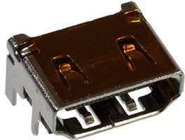 L-KLS1-285-1-N-1-R, разъем HDMI 19P SMT гнездо на плату